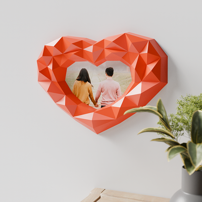 Heart Photo Frame Wall Art