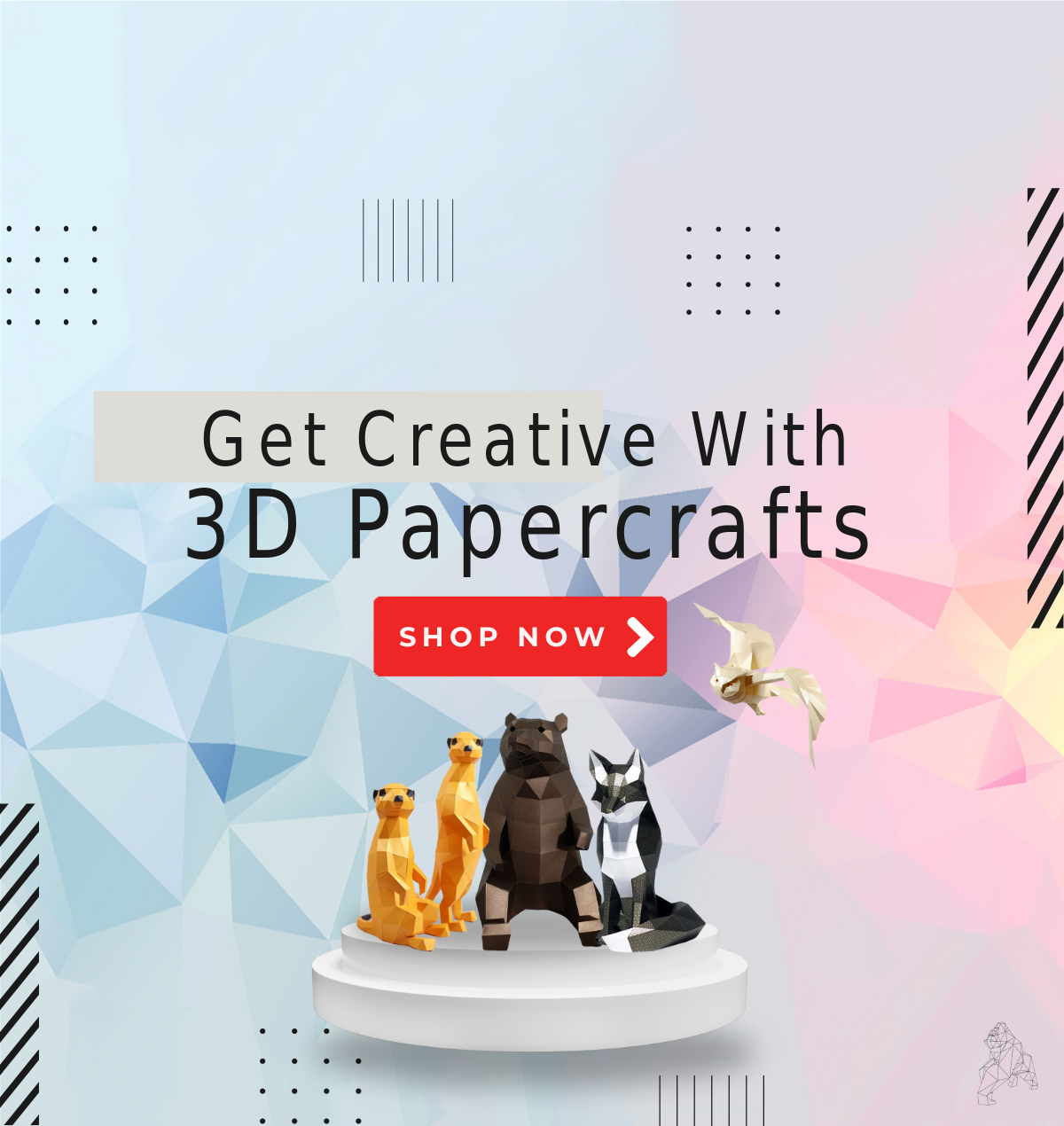 WORLD OF POLYGONAL 3D PAPERCRAFT DESIGN