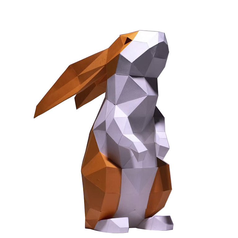 Free Bunny 3D Papercraft - PDF Template