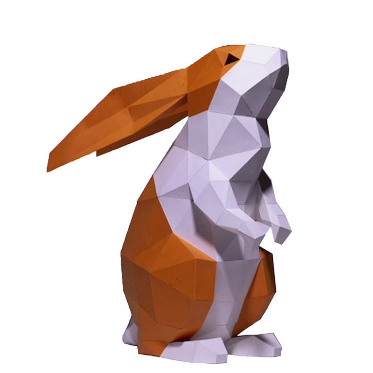Free Bunny 3D Papercraft - PDF Template