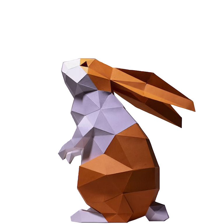 Free Bunny 3D Papercraft - PDF Template