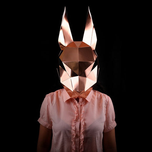 Bunny Rabbit Mask - Rose Gold - Refurbished
