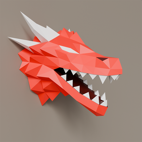 Dragon Head Wall Art