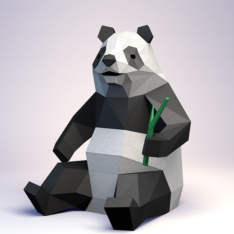 Panda Project File Free Panda 3D Papercraft - PDF Template