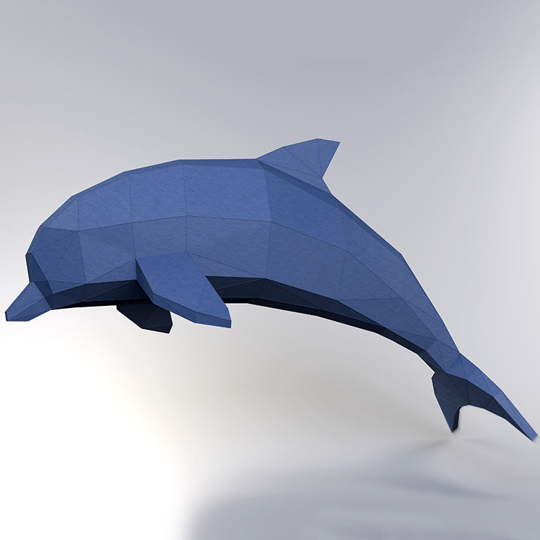 Dolphin Easy Model Dolphin Model - Digital PDF Template - PAPERCRAFT WORLD