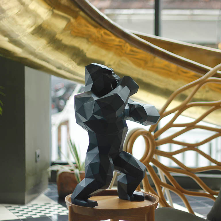 Free King Kong 3D Papercraft - PDF Template