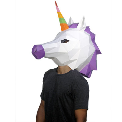 Unicorn Head Mask - Digital PDF Template