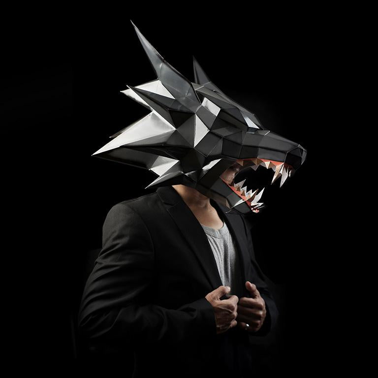 Paper Craft Werewolf Mask