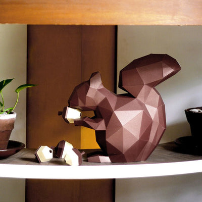 3D Squirrel Model - PAPERCRAFT WORLD