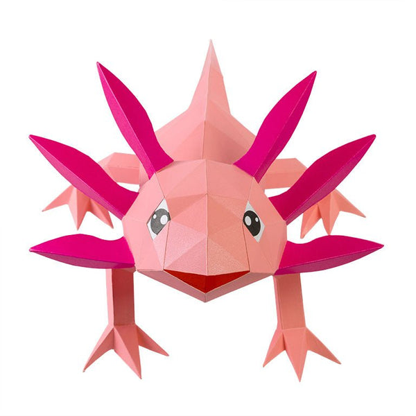 Axolotl Papercraft - 3D Paper Model That Anyone Can Build! Shop Now ...