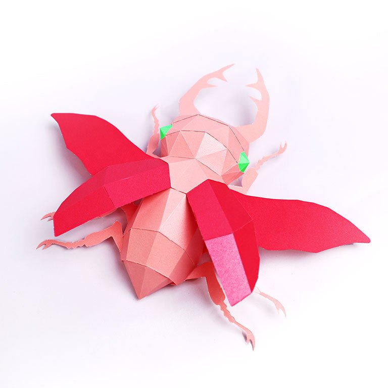 Papercraft Beetle Side View papercraft-beetle-side-view