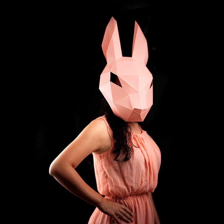 Abstract Rabbit Mask Full Head Rabbit Mask