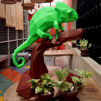 Chameleon 3D Model - PAPERCRAFT WORLD
