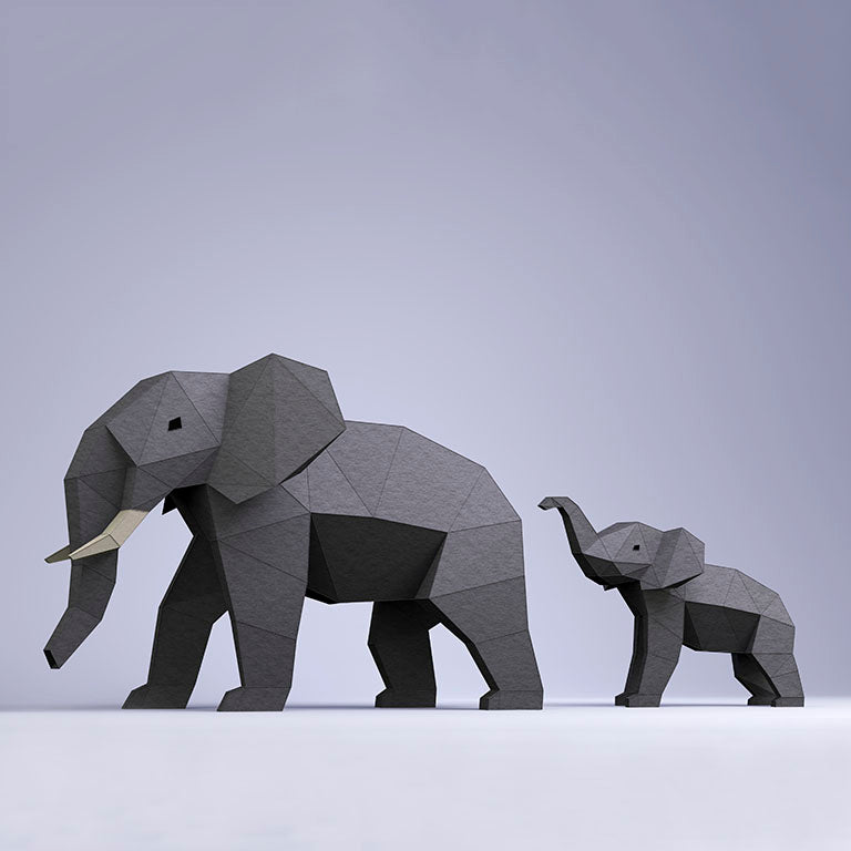 Home / All Papercraft Products / Elephants Model