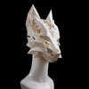 Futuristic Fox Mask - White - PAPERCRAFT WORLD