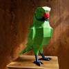 Green Parrot - PAPERCRAFT WORLD