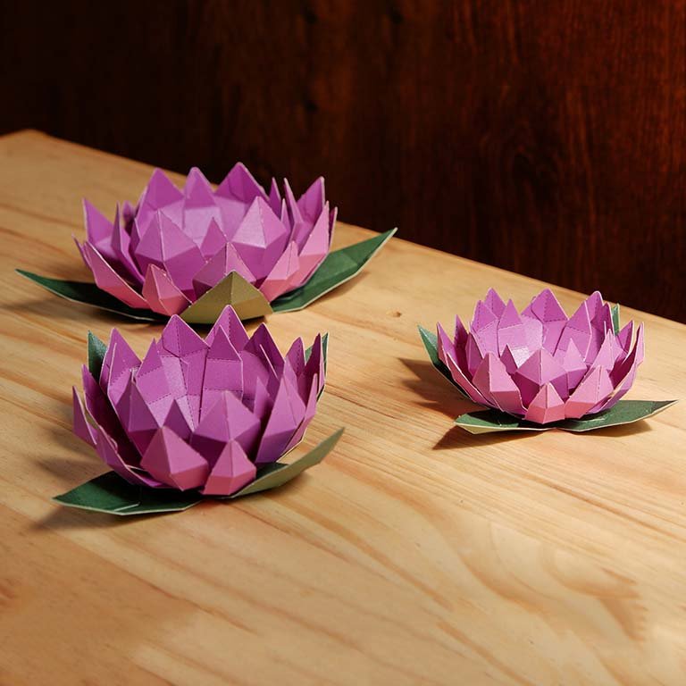 How To Make Origami Lotus Flowers