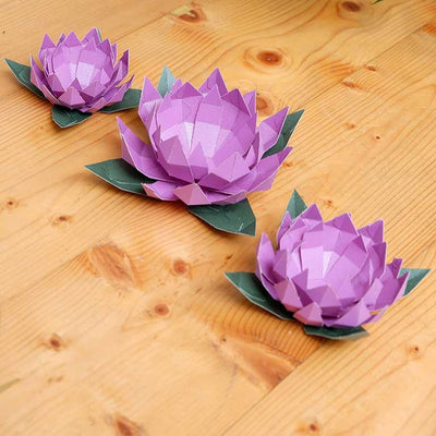 Lotus Papercraft Flower - PAPERCRAFT WORLD