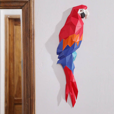 Macaw Wall Art - PAPERCRAFT WORLD