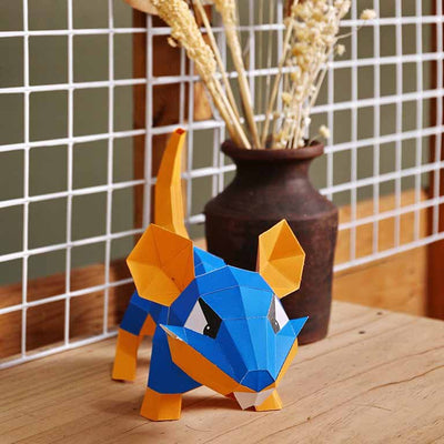 Mouse 3D Paper Model, Lamp - PAPERCRAFT WORLD