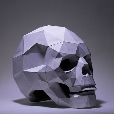 Skull Paper Craft Model - PAPERCRAFT WORLD