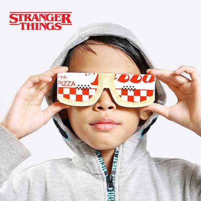 Stranger Things - Surfer Boy Pizza Goggles - All Ages - PAPERCRAFT WORLD