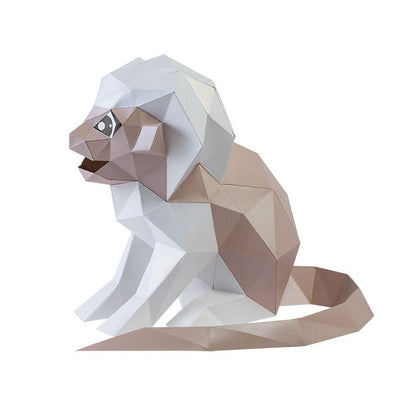 Tamarin 3D Paper Model, Lamp - PAPERCRAFT WORLD