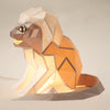 Tamarin 3D Paper Model, Lamp - PAPERCRAFT WORLD