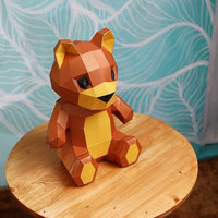 Teddy Bear 3D Paper Model | Teddy Lamp - PAPERCRAFT WORLD