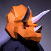 Triceratops Mask - PAPERCRAFT WORLD