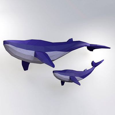 Whale Model - PAPERCRAFT WORLD