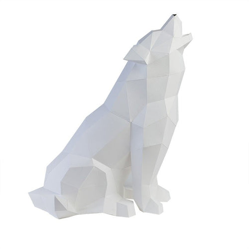 Wolf 3D Paper Model, Lamp - PAPERCRAFT WORLD
