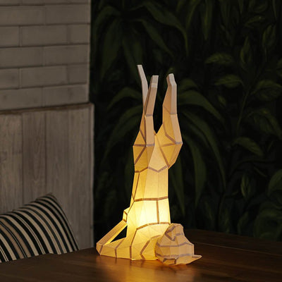 Yoga Cat 3D Paper Model, Lamp - PAPERCRAFT WORLD